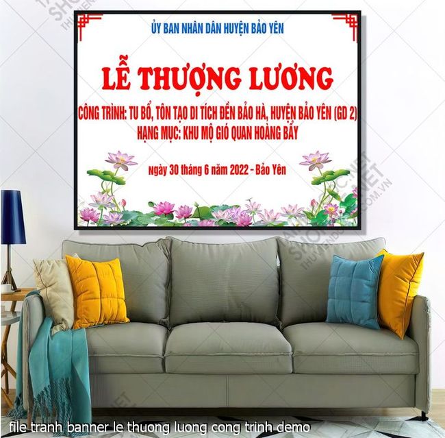 file tranh banner le thuong luong cong trinh